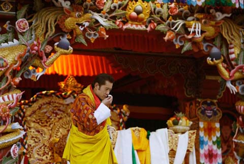 Himalayan country of Bhutan new king