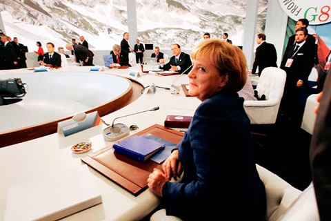 G8 summit 2009 - Chancellor of Germany - Angela Merkel